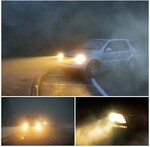  春季多雨雾，行车重安全，车灯照明很重要