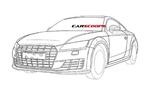  新一代奥迪TT RS专利图曝光 明年3月发布
