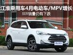  江淮乘用车4月电动车/MPV增长 SUV销量下跌