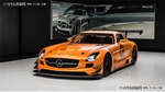  唯一橘色梅赛德斯 奔驰SLS AMG GT3现身