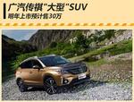  广汽传祺\"大型\"SUV明年上市 预计售30万
