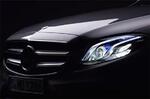 奔驰E级将配多波束LED大灯 北美车展首发