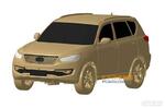  凯翼X3专利申报图 小型SUV/配独立后悬挂