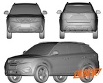  吉利全新SUV专利图 有望在2015年上市