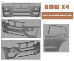  宝马X4细节部件CAD设计图纸曝光
