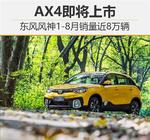  东风风神1-8月销量近8万辆 AX4即将上市