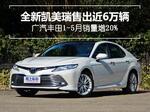 凯美瑞售出近6万辆 广汽丰田1-5月销量增20%