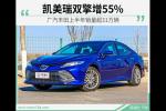  广汽丰田上半年销量超31万辆 凯美瑞增55%